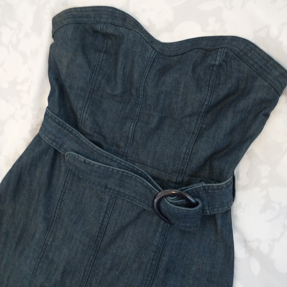 🌟$5 Sale! Pinup-style Denim Sheath Dress